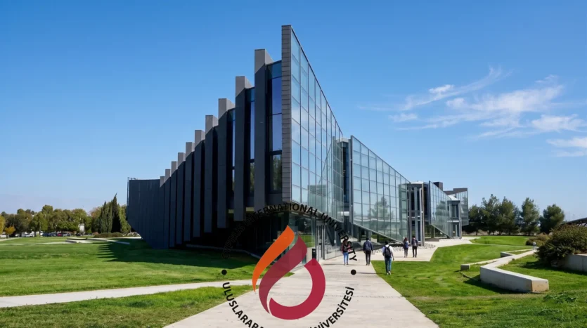 Modernes Hauptcampus-Gebäude der Cyprus International University (CIU)